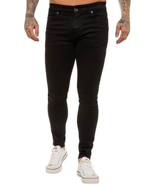 Enzo Herren Skinny Super Stretch Denim Jeans