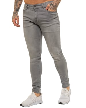 Enzo Herren Skinny Super Stretch Denim Jeans