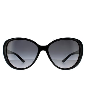 Jimmy Choo Butterfly Womens Black Dark Grey Gradient Sonnenbrille