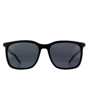 Hugo by Hugo Boss Square Mens Schwarz Rot Grau Sonnenbrillen