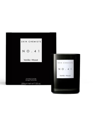skinChemists Duftkerze Nr. 41 Vanille & Holz, 200 g