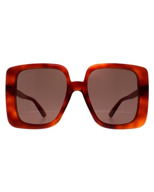 Gucci Quadrat Damen Havana Braun GG1314S