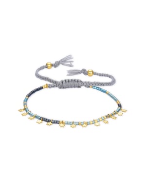 Luxenter Sterling Silber 925 Armband mit 18K Gelbgold - Muh