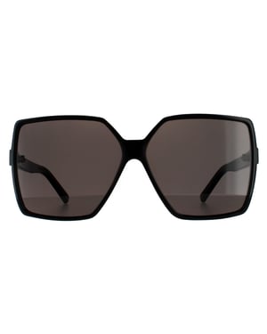 Saint Laurent Square Damen Schwarz Grau Sonnenbrille
