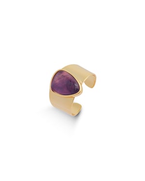 Luxenter sheak natürlicher amethyst ring