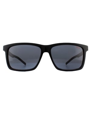 Hugo by Hugo Boss Rectangle Mens Schwarz Grau Sonnenbrille