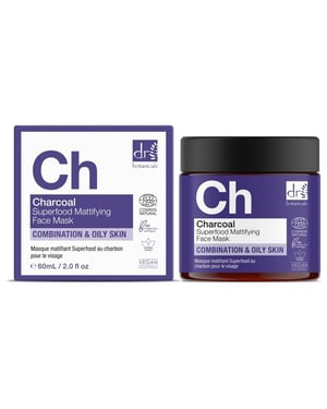 Dr. Botanicals Hochentwickelte, mattierende Anti-Aging-Gesichtsmaske mit Aktivkohle, 60 ml