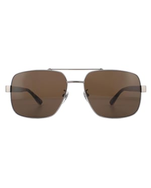 Lunettes De Soleil Gucci GG0529S 002 Ruthénium Havana Brun