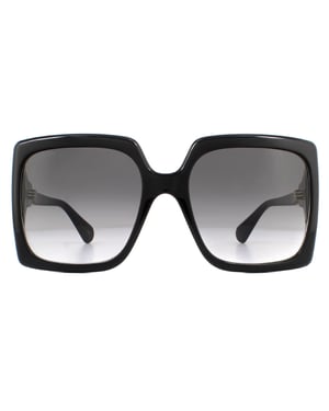 Lunettes De Soleil Gucci GG0876S 001 Dégradé Gris Noir
