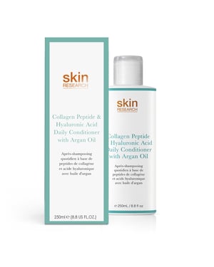 Skin Research Tägliche Pflegespülung mit Kollagenpeptiden, Hyaluronsäure und Arganöl, 250 ml