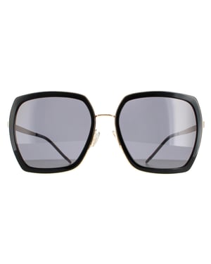 Hugo Boss Square Damen Gold Schwarz Grau BOSS 1208/S