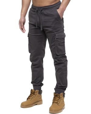 Enzo | Herren Cargo-Jogger-Jeans - Khaki