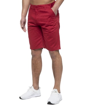 Enzo | Herren Chino Shorts In Rot