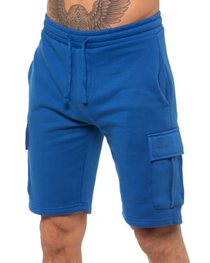 Enzo | Herren Cargo Shorts - Blau