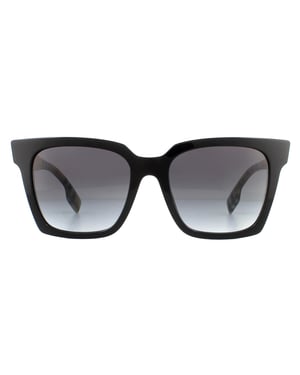 Burberry Sonnenbrille BE4335 39298G Schwarz Grau Verlauf