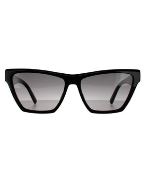 Saint Laurent Cat Eye Damen Schwarz Grau Gradient Sonnenbrille