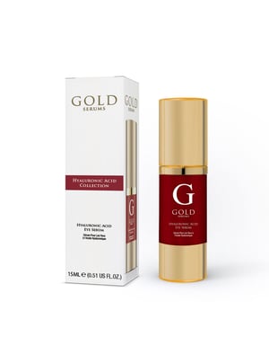 Gold Serums Anti-Aging-Augenserum mit Hyaluronsäure, 15 ml