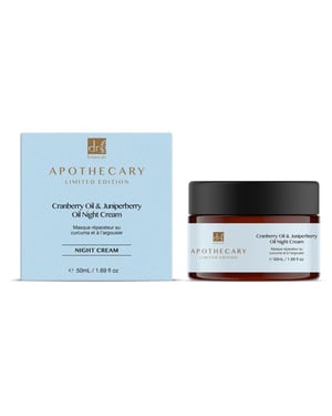 Dr. Botanicals Anti-Aging-Nachtcreme mit Cranberry- und Wacholderbeerenöl, 50 ml