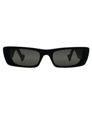 Gucci Rectangle Womens Schwarz Grau GG0516S