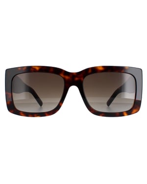 Hugo Boss Rectangle Damen Havanna Braun Gradient BOSS 1454/S