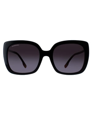 Burberry Quadrat Damen Schwarz Grau Farbverlauf BE4323