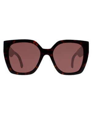 Gucci Square Damen Havana Braun GG1300S