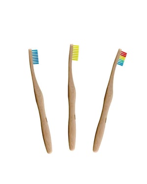 Dr. Botanicals Lebendiges Bambus-Zahnbürsten-Set