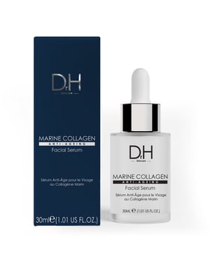 Dr H Anti-Aging-Gesichtsserum mit Meereskollagen, 30 ml