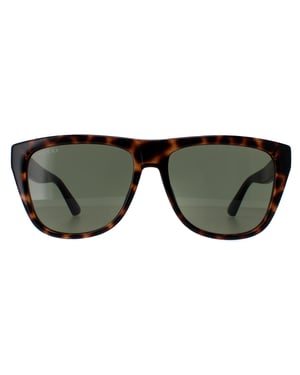 Gucci Rectangle Herren Havanna Grün GG1345S