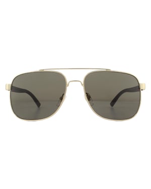 Lunettes De Soleil Gucci GG0422S 003 Or Brun