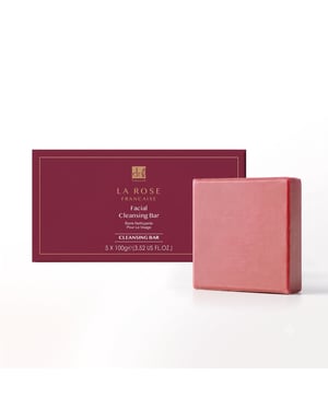 Dr. Botanicals La Rose Française Anti-Ageing Gesichtsreinigungsseife (5er-Pack) 100 g x 5