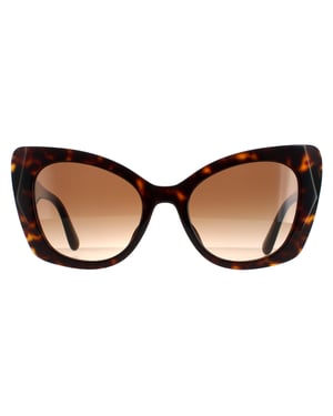Dolce & Gabbana Schmetterling Damen Dunkel Havanna Braun Farbverlauf DG4405F