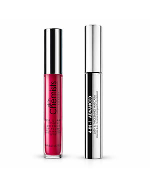 skinChemists Rosenquarz Wimpern- und Lippen-Duo-Set