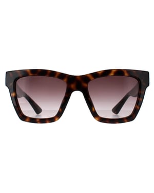 Gucci Quadratische Damen Sonnenbrille Havanna Braun Verlauf GG1714S