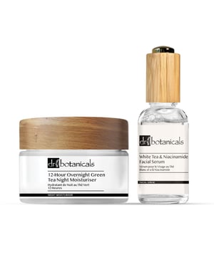 Dr. Botanicals Anti-Aging-Set mit pflanzlicher Feuchtigkeitscreme und Gesichtsserum