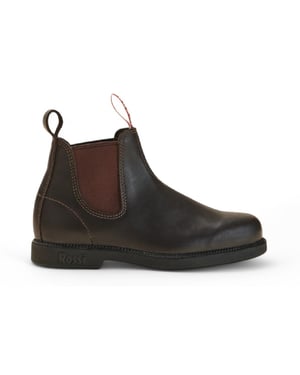 Rossi 607 Booma Chelsea-Stiefel aus braunem Leder