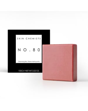 skinChemists Nr. 80 Rosen-Anti-Aging-Reinigungsseife für das Gesicht, 100 g