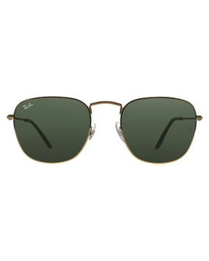 Ray-Ban Square Unisex Gold G-15 Grün RB3857 Frank