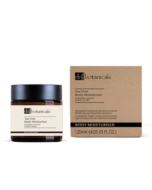 Dr. Botanicals Anti-Aging-Körperlotion mit Eukalyptus und Teebaumöl, 120 ml