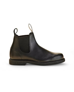 Rossi 607 Booma Chelsea-Stiefel aus schwarzem Leder