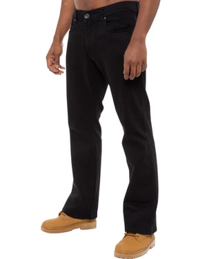 Enzo Herren Bootcut Stretch Denim Jeans