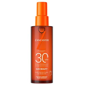 Lancaster Sun Beauty Satin Dry Oil SPF30 - Schneller Bräunungsbeschleuniger für strahlende Haut