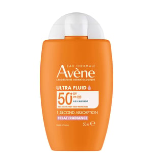 Avène Ultra Fluid Radiance Sonnenschutz SPF50+ 50ml für strahlende Haut