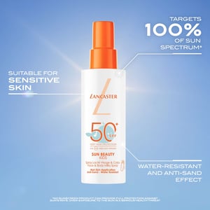 Lancaster Sonnenschutz für Kinder Gesicht & Körper Milch-Spray SPF50+ - Ultimativer Sonnenschutz