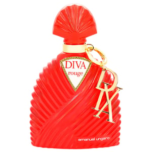 Emanuel Ungaro Diva Rouge Eau de Parfum Spray - Fesselnder Blumig-Fruchtiger Duft 100 ml