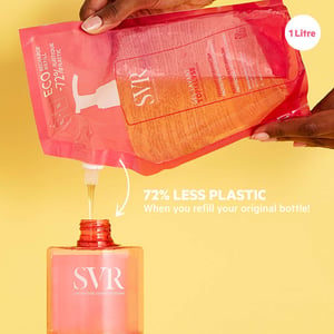 SVR Topialyse 1000ml Beruhigendes Reinigungs-Gel Nachfüllpack für empfindliche Haut