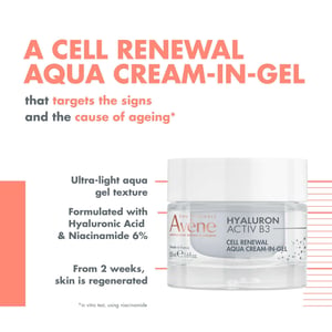 Avène Hyaluron Activ B3 Aqua Creme-in-Gel für reife Haut - Feuchtigkeitsspendende Creme