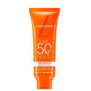 Lancaster Sun Beauty Sensitive Skin Mineral Gesichtcreme SPF50 - Ultimativer UV-Schutz für empfindliche Haut