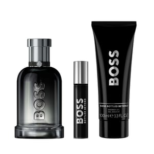 HUGO BOSS BOSS Bottled Beyond Eau de Parfum 100ml Geschenkset für Männer, mit 10ml Reise-Spray & 100ml Duschgel