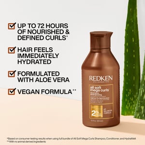 Redken All Soft Mega Locken Shampoo für genährte Locken
